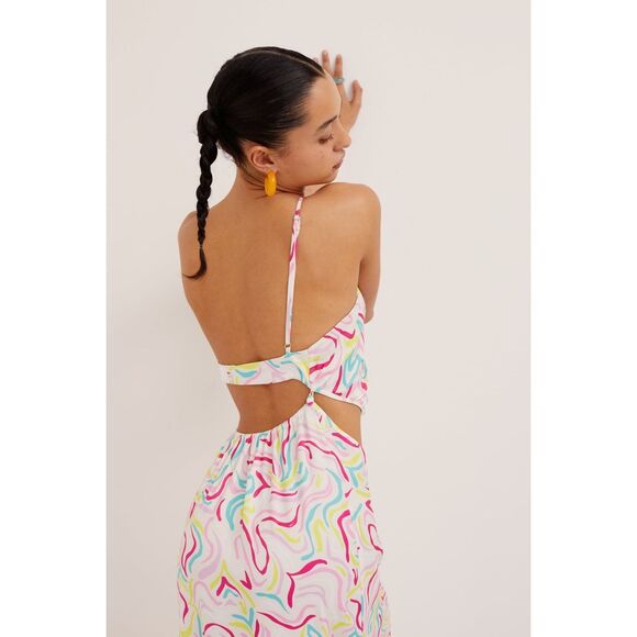 NWT FOR LOVE & LEMONS PALMER MAXI DRESS SIZE S $269 - Picture 6 of 16